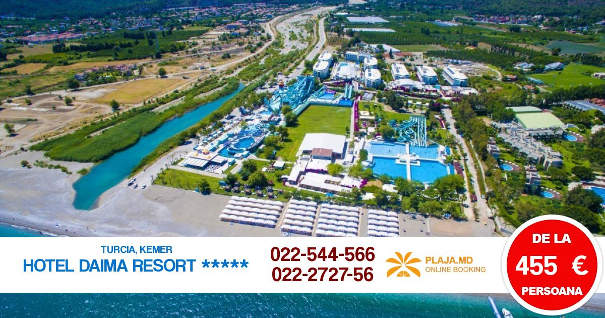 7 ZILE DE PLAJA + DISTRACTIE ! HOTEL DAIMA RESORT 5*- 455 EURO/PERS ...